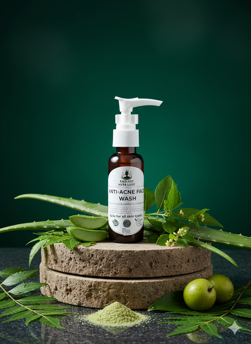 Antiacne face wash